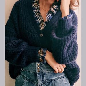 Sezane Achille Jumper Size Medium Color Navy